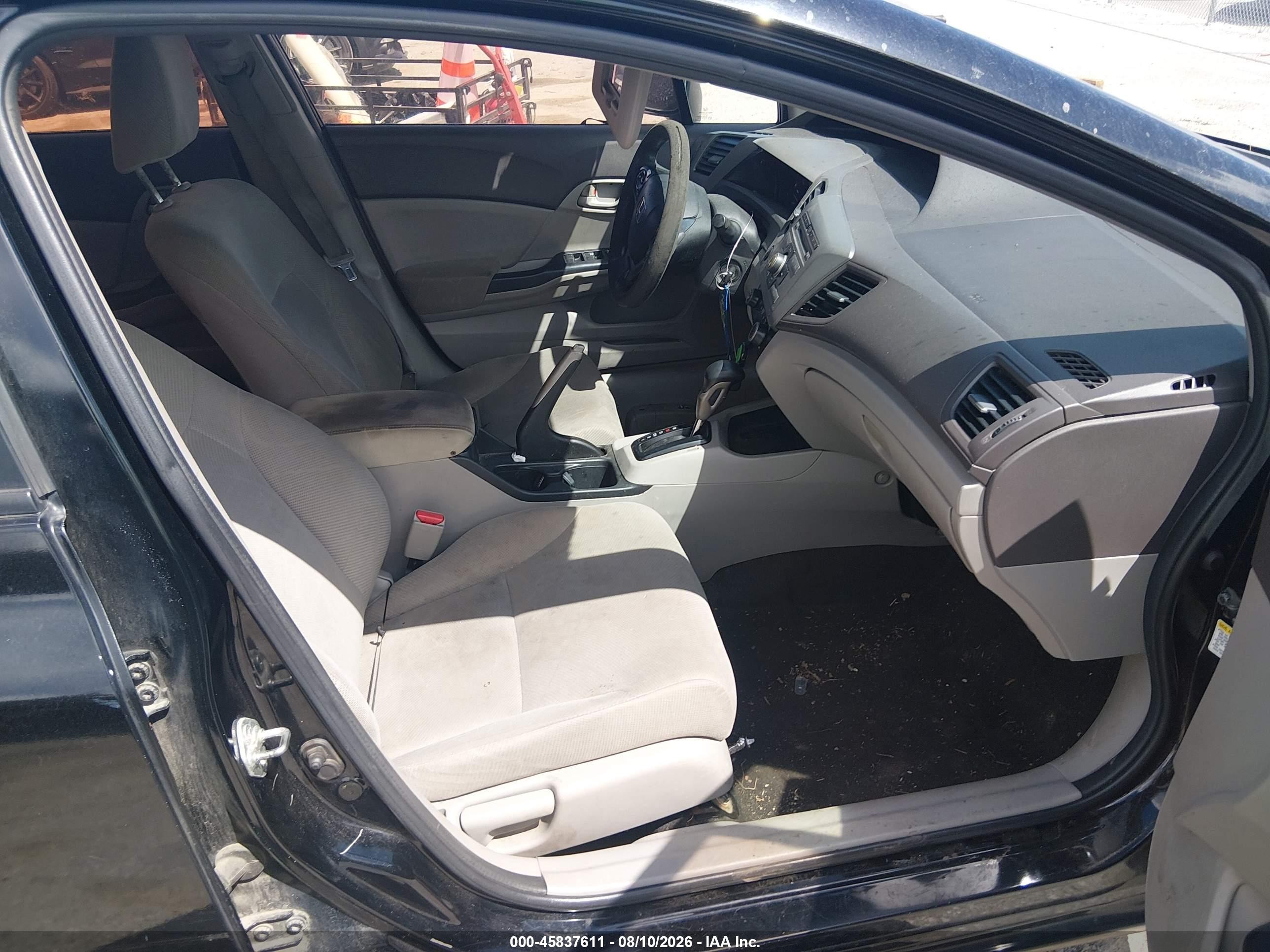 2012 Honda Civic Lx Black vin: 2HGFB2F50CH604183