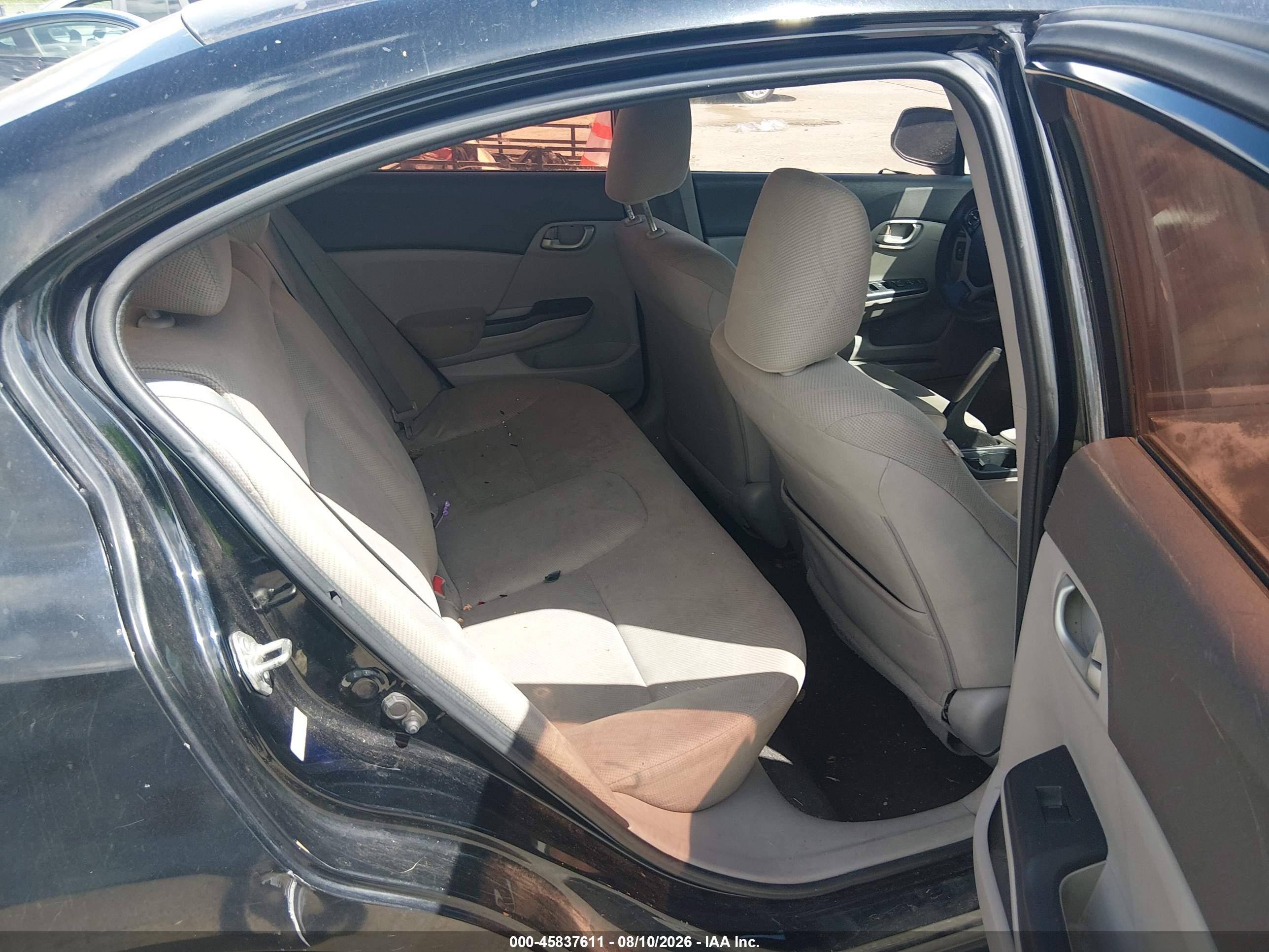 2012 Honda Civic Lx Black vin: 2HGFB2F50CH604183