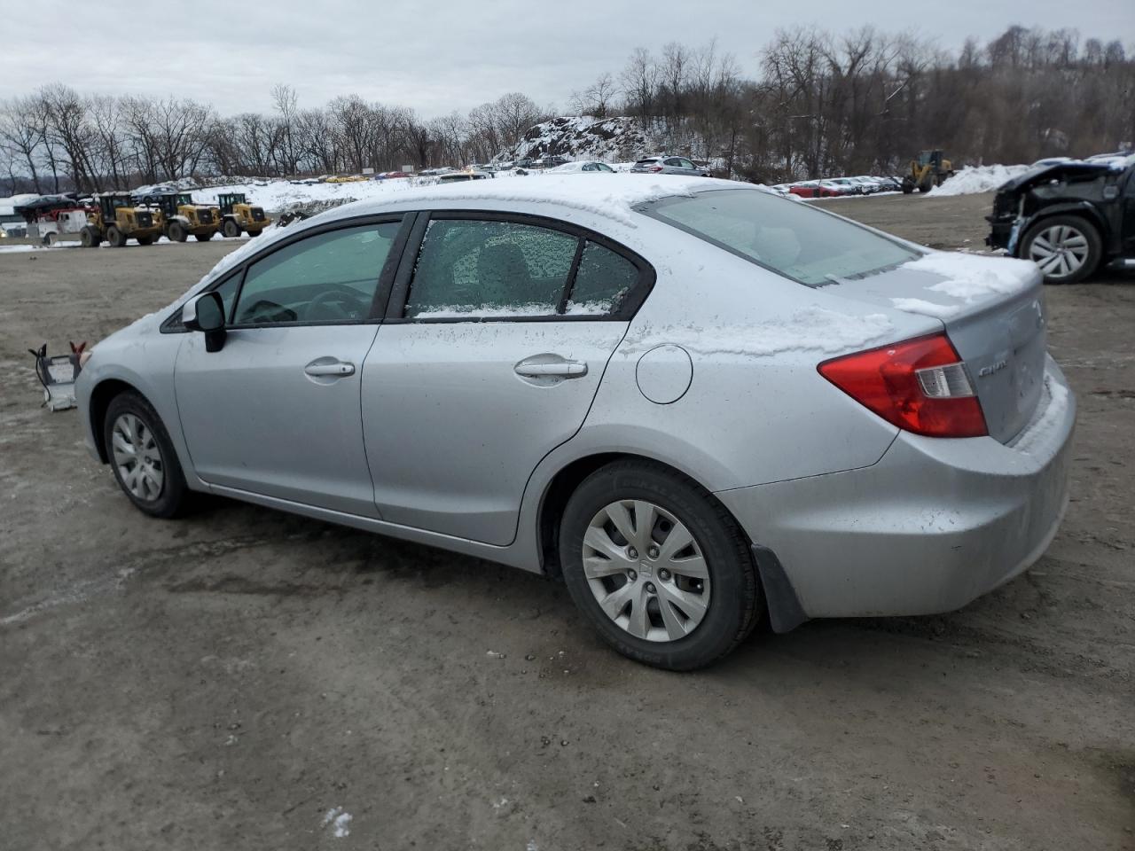 2012 Honda Civic Lx Серебряный vin: 2HGFB2F50CH611456