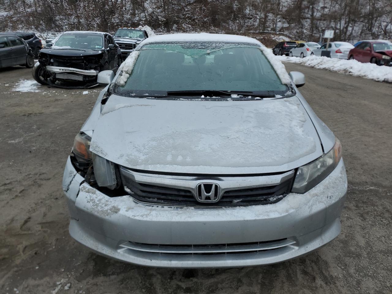 2012 Honda Civic Lx Серебряный vin: 2HGFB2F50CH611456
