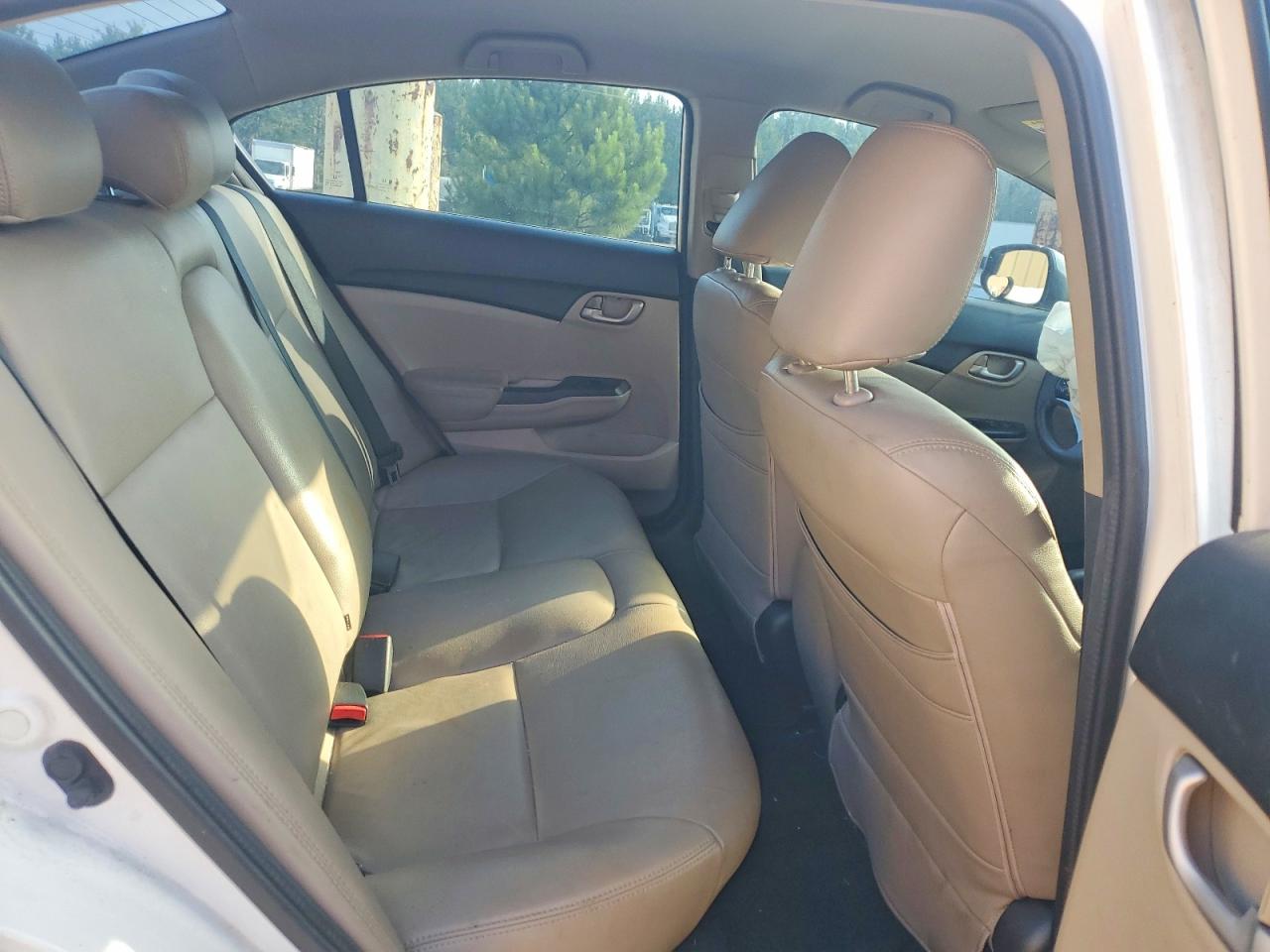2013 Honda Civic Lx White vin: 2HGFB2F50DH505218