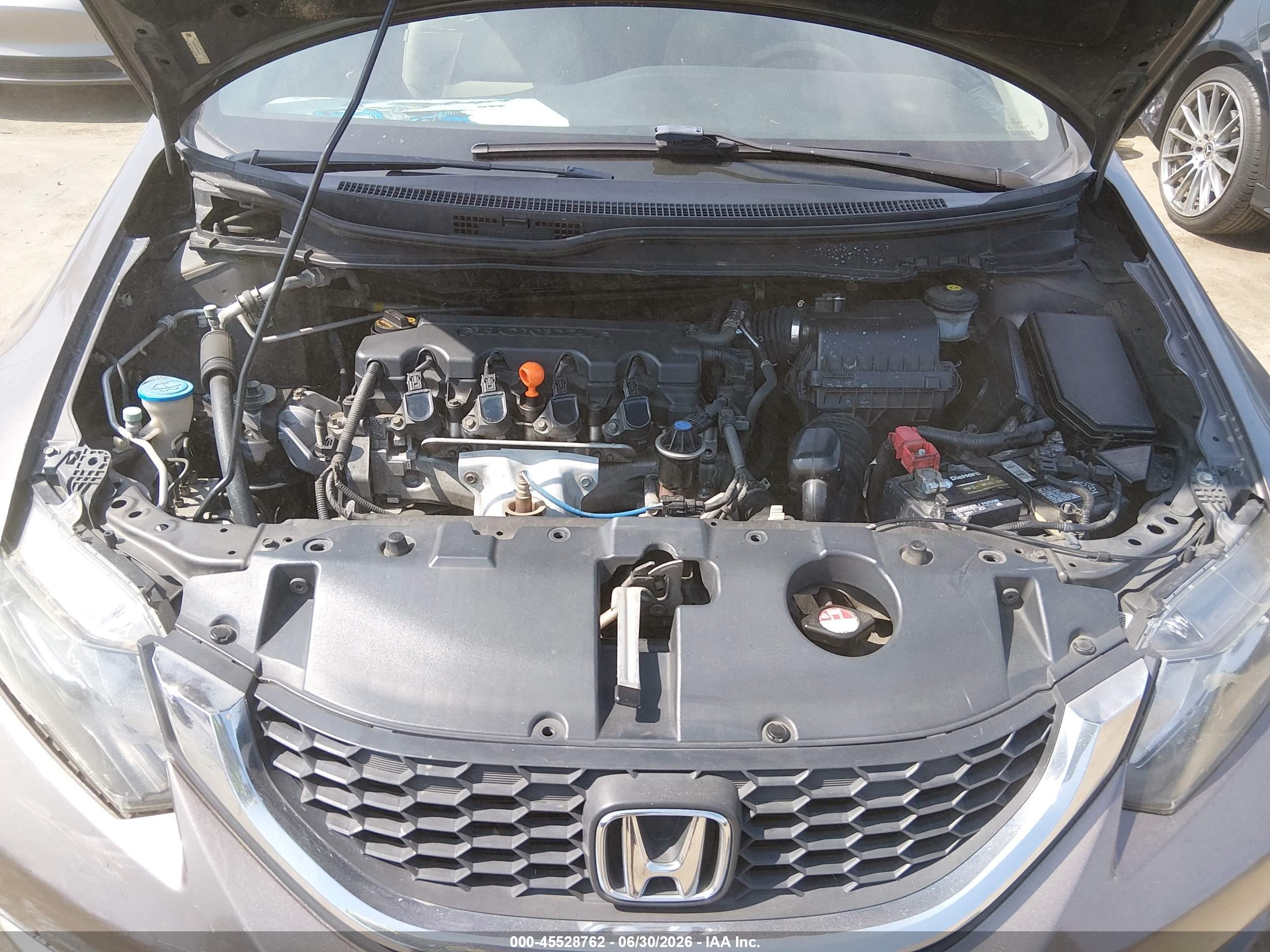 2013 Honda Civic Lx Серый vin: 2HGFB2F50DH506157