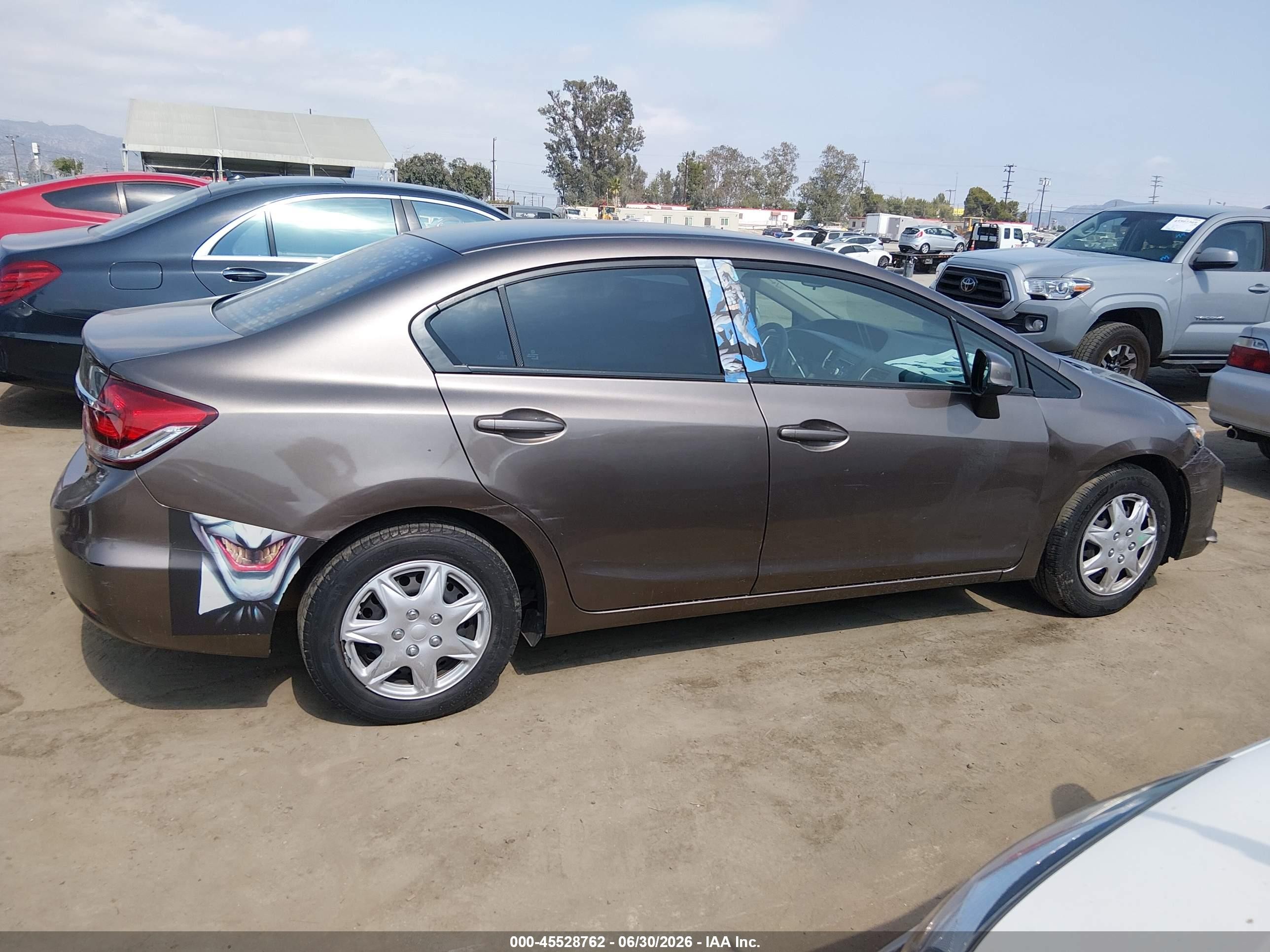 2013 Honda Civic Lx Серый vin: 2HGFB2F50DH506157