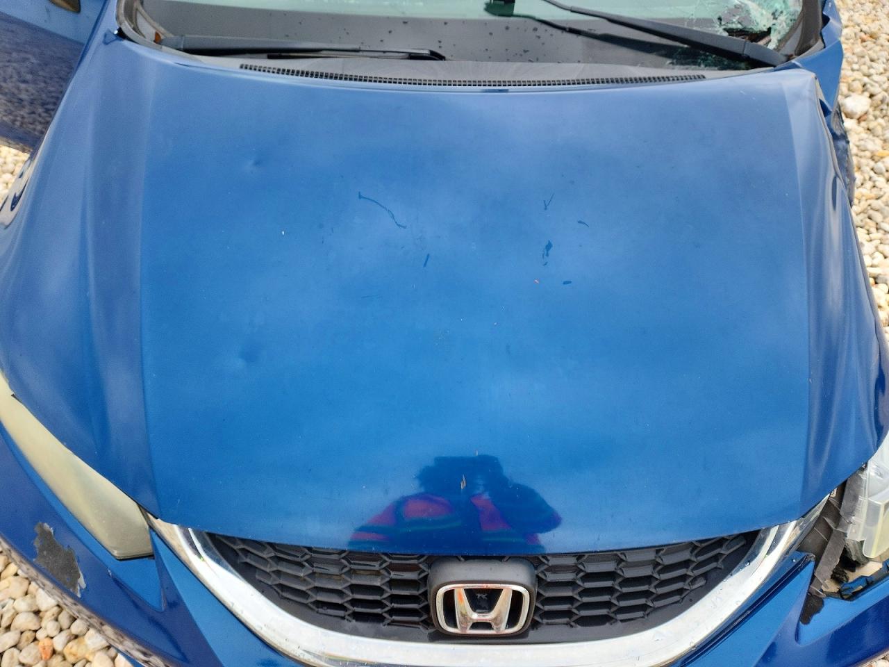 2013 Honda Civic Lx Blue vin: 2HGFB2F50DH512847