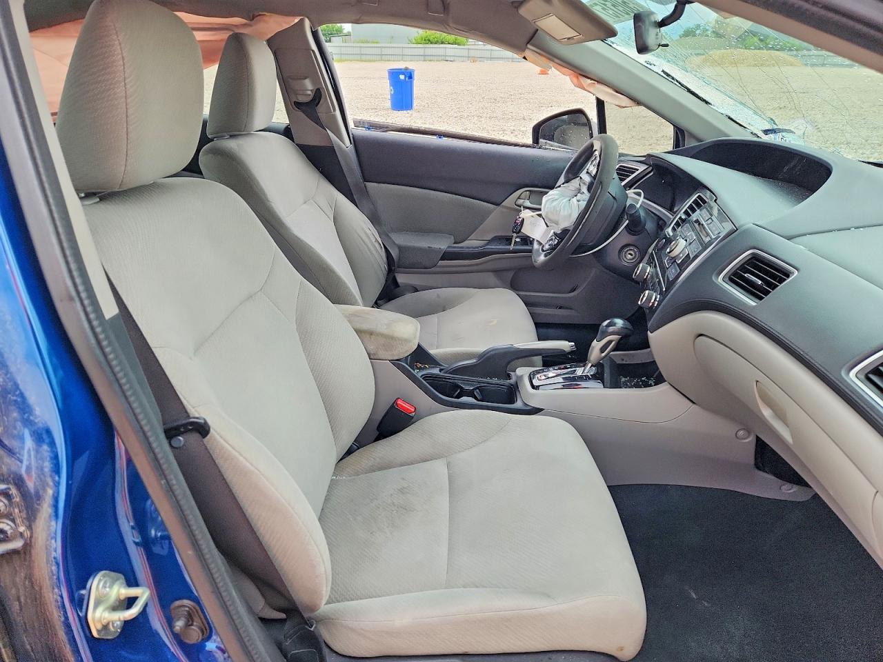 2013 Honda Civic Lx Blue vin: 2HGFB2F50DH512847