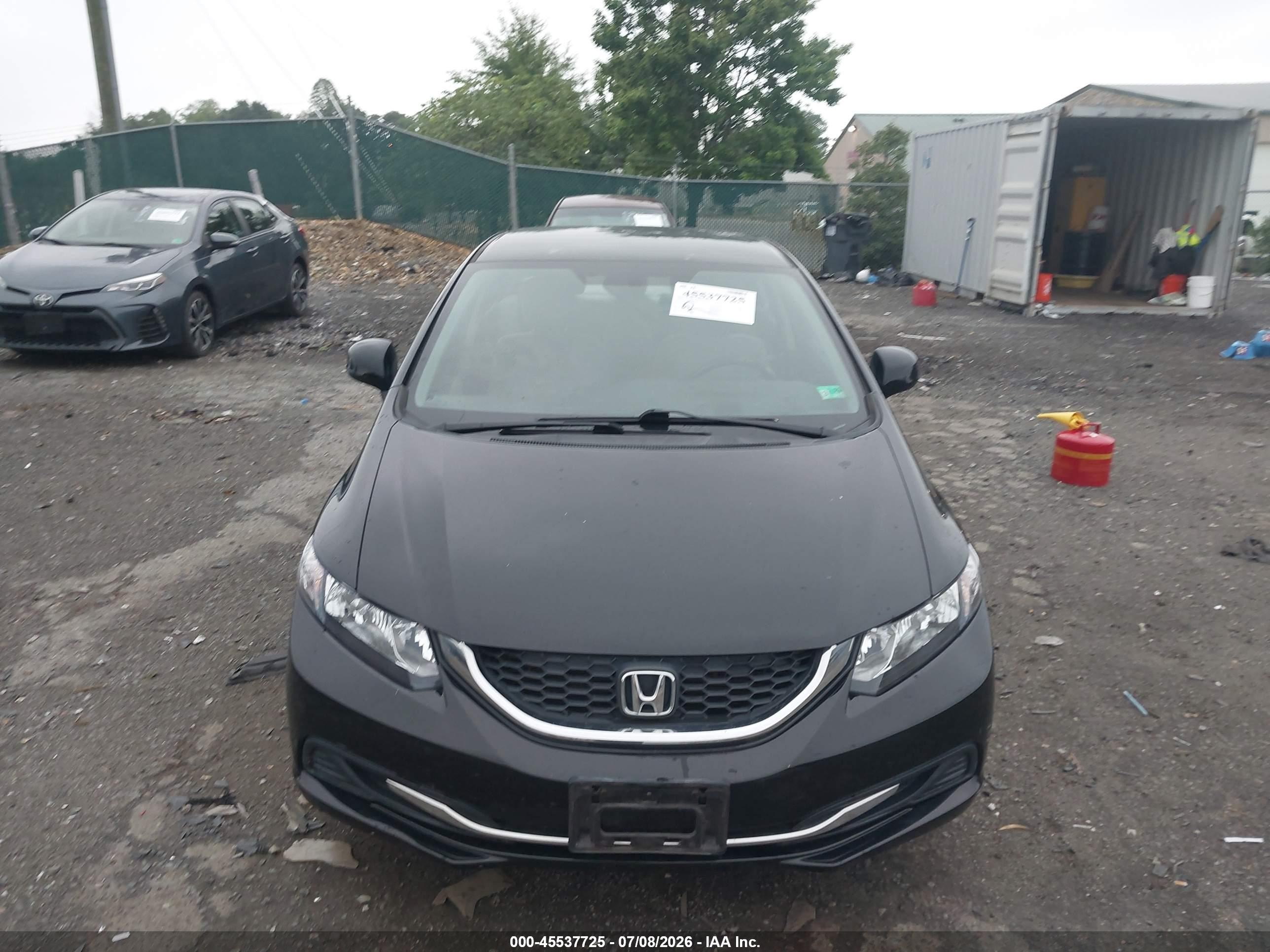 2013 Honda Civic Lx Black vin: 2HGFB2F50DH513836