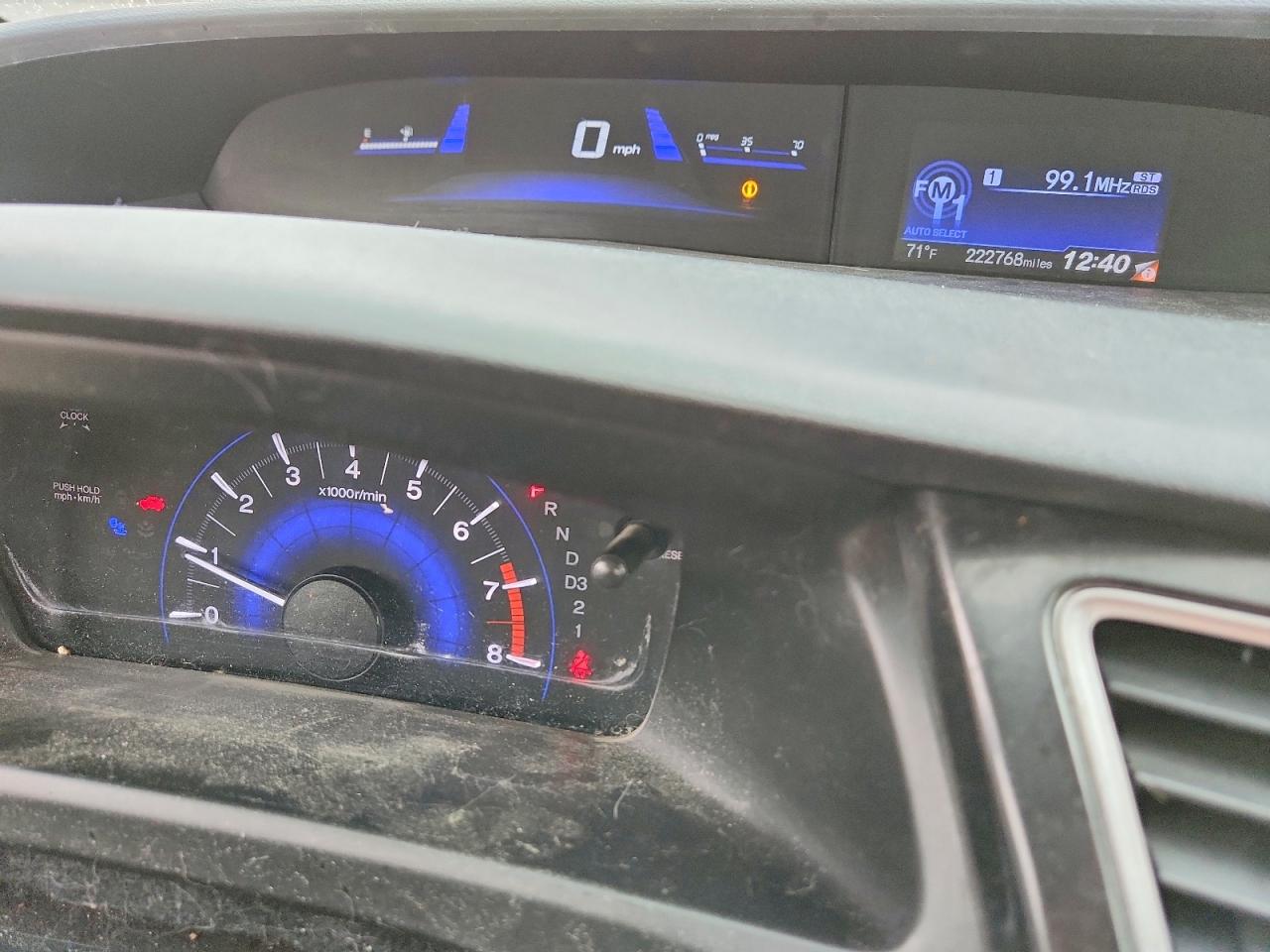 2013 Honda Civic Lx Gray vin: 2HGFB2F50DH515263
