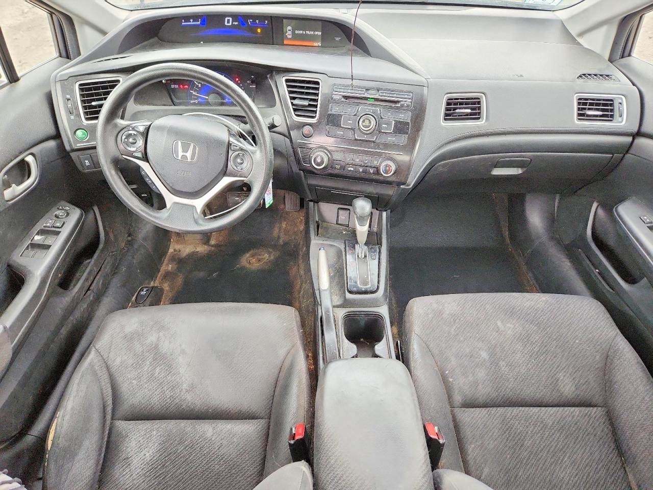 2013 Honda Civic Lx Gray vin: 2HGFB2F50DH515263