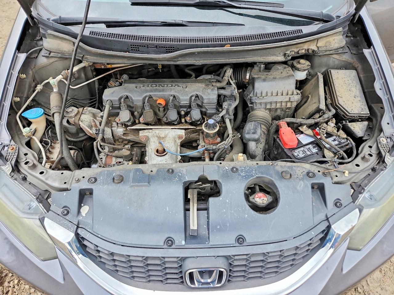 2013 Honda Civic Lx Gray vin: 2HGFB2F50DH515263