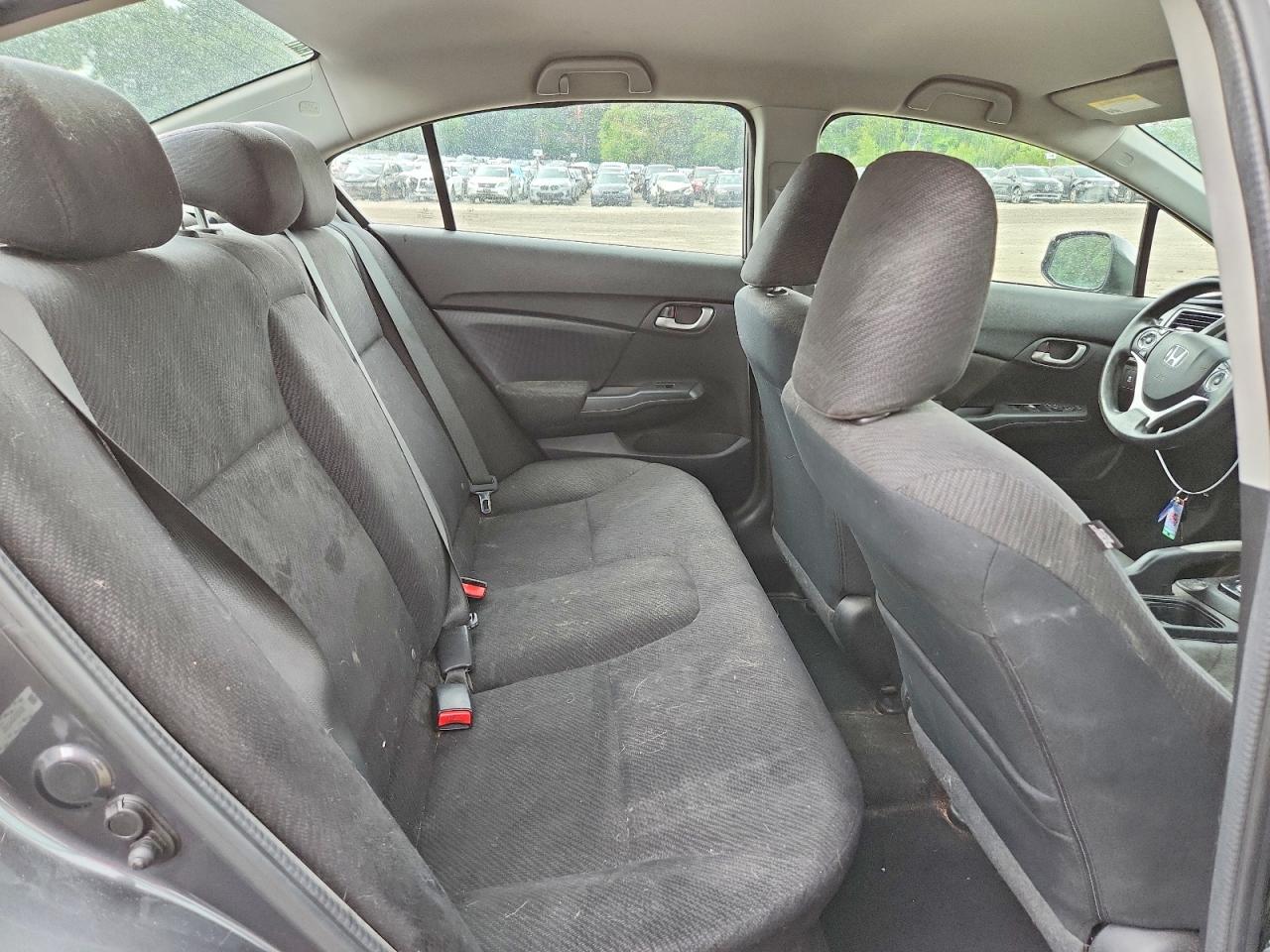 2013 Honda Civic Lx Gray vin: 2HGFB2F50DH515263