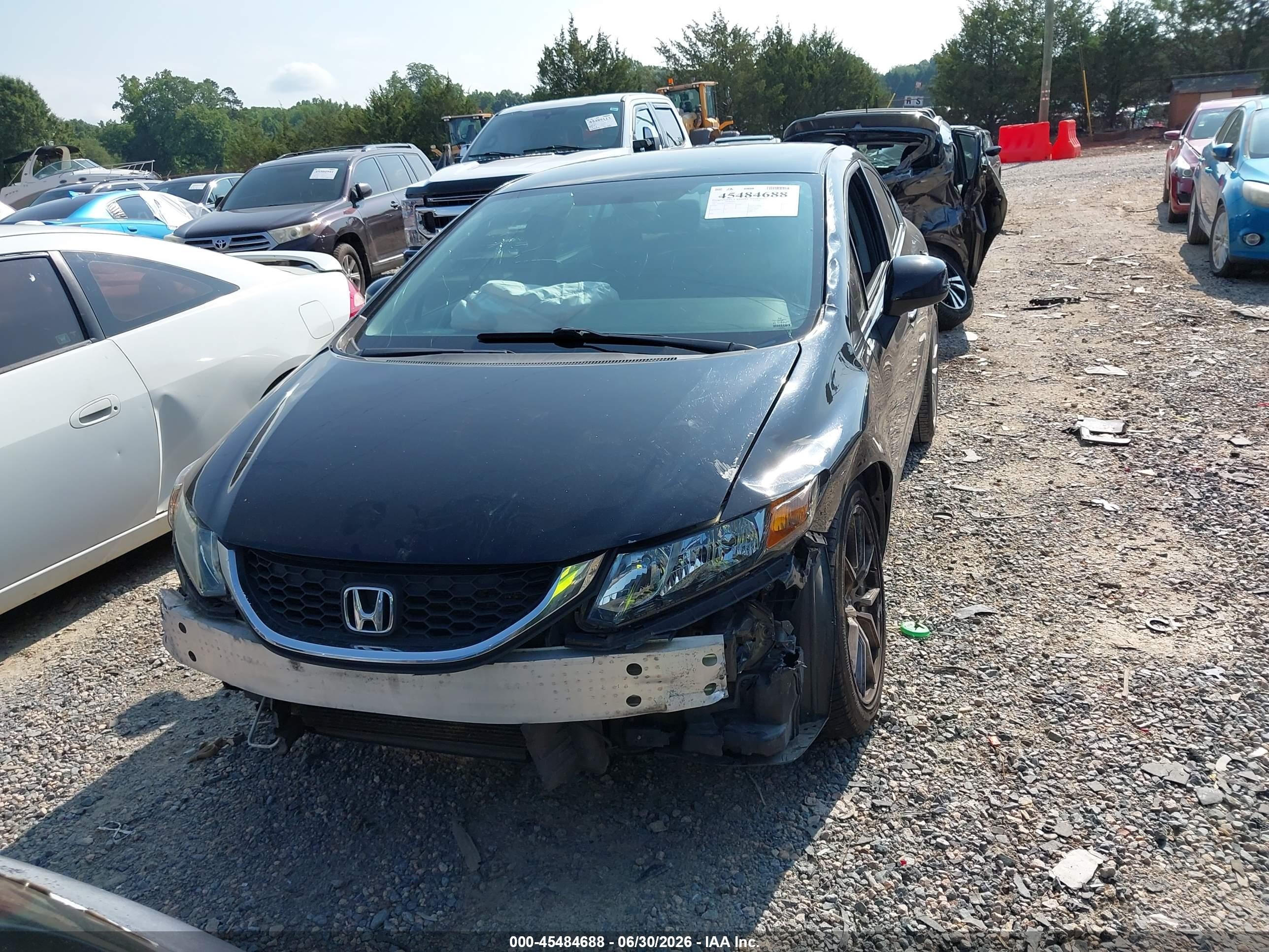 2013 Honda Civic Lx Black vin: 2HGFB2F50DH518261