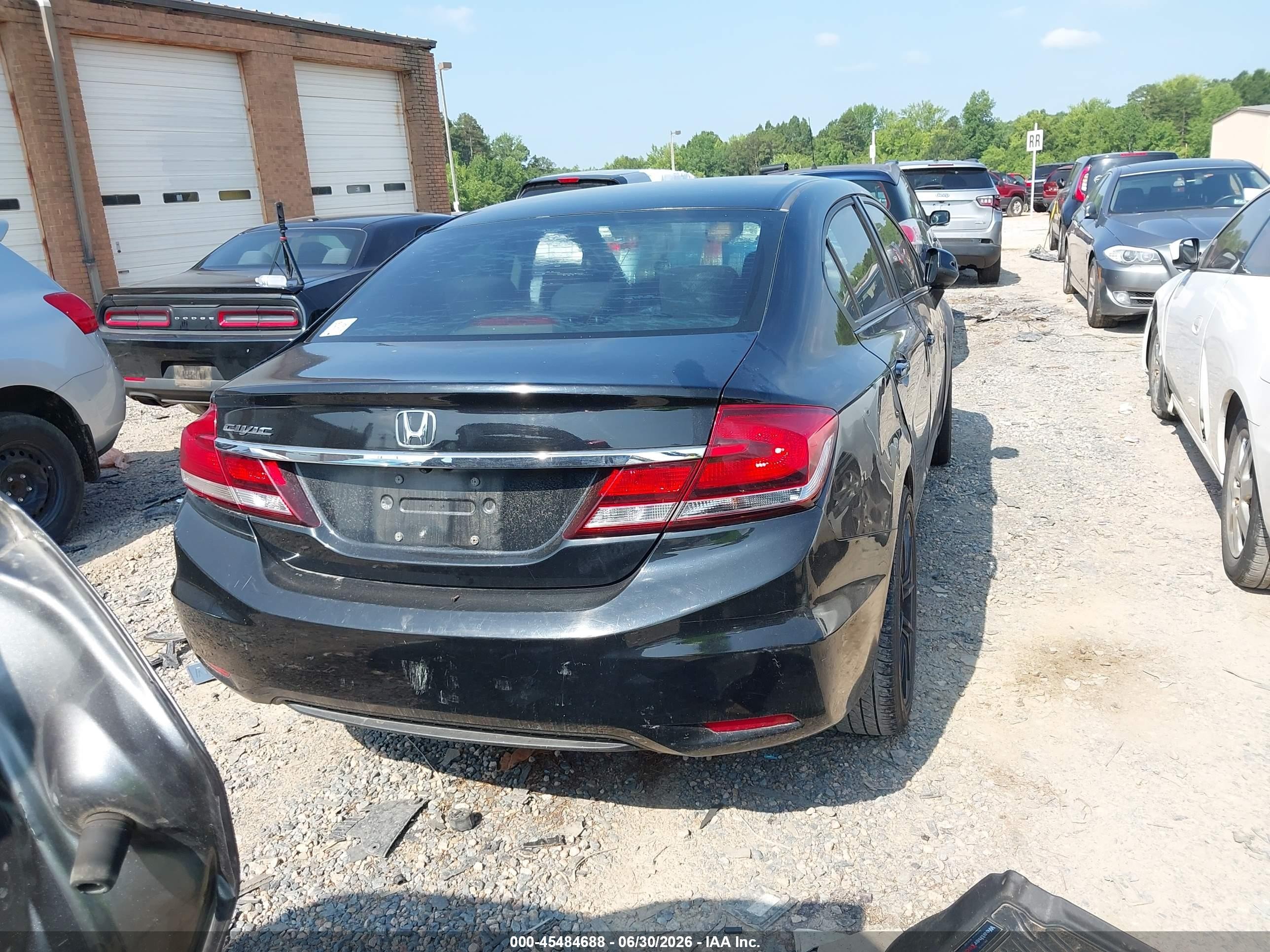 2013 Honda Civic Lx Black vin: 2HGFB2F50DH518261