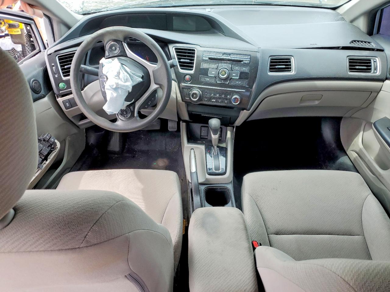2013 Honda Civic Lx Silver vin: 2HGFB2F50DH528952