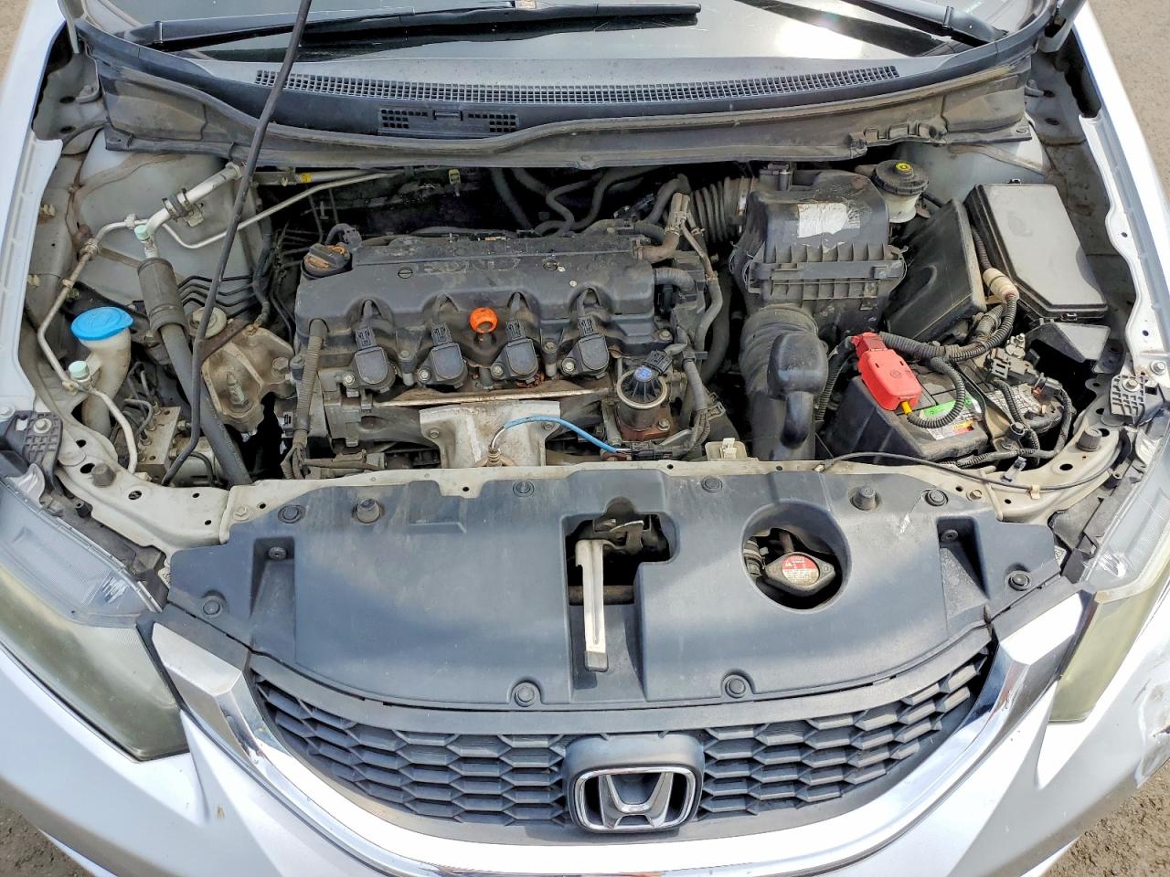 2013 Honda Civic Lx Silver vin: 2HGFB2F50DH528952