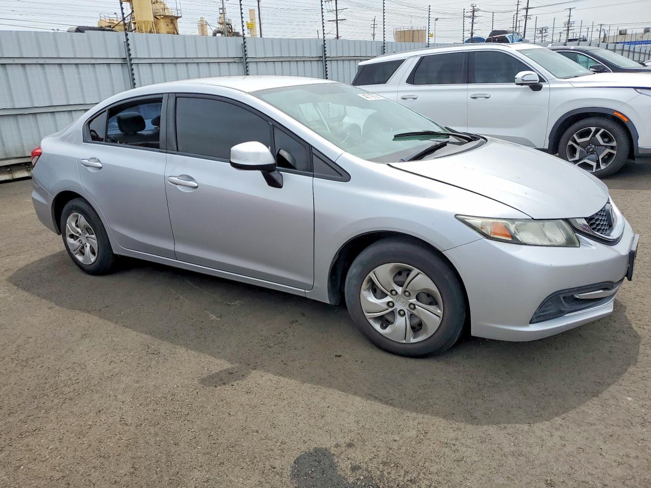 2013 Honda Civic Lx Silver vin: 2HGFB2F50DH528952