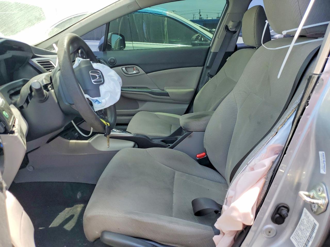 2013 Honda Civic Lx Silver vin: 2HGFB2F50DH528952