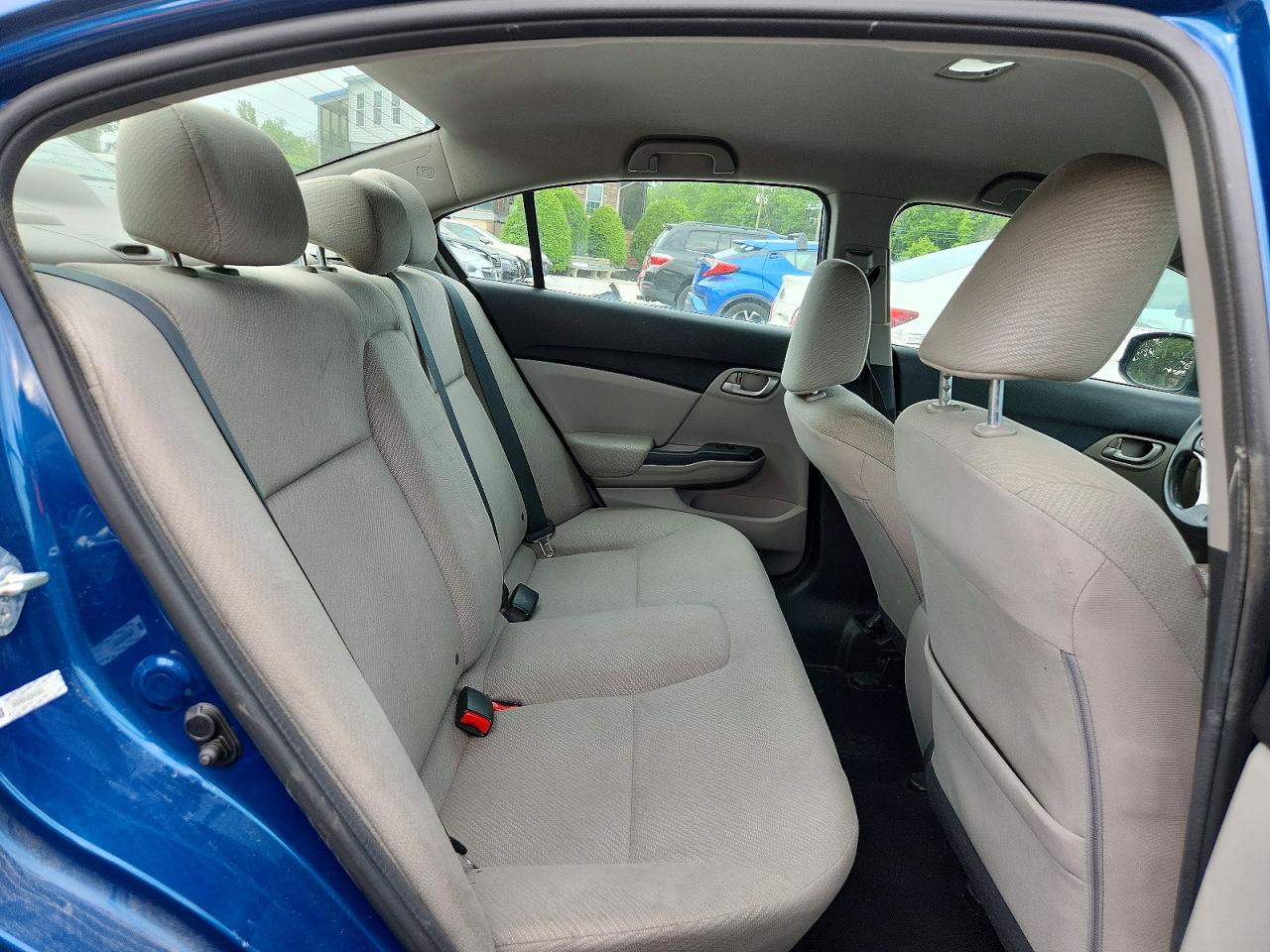 2013 Honda Civic Lx Blue vin: 2HGFB2F50DH539210