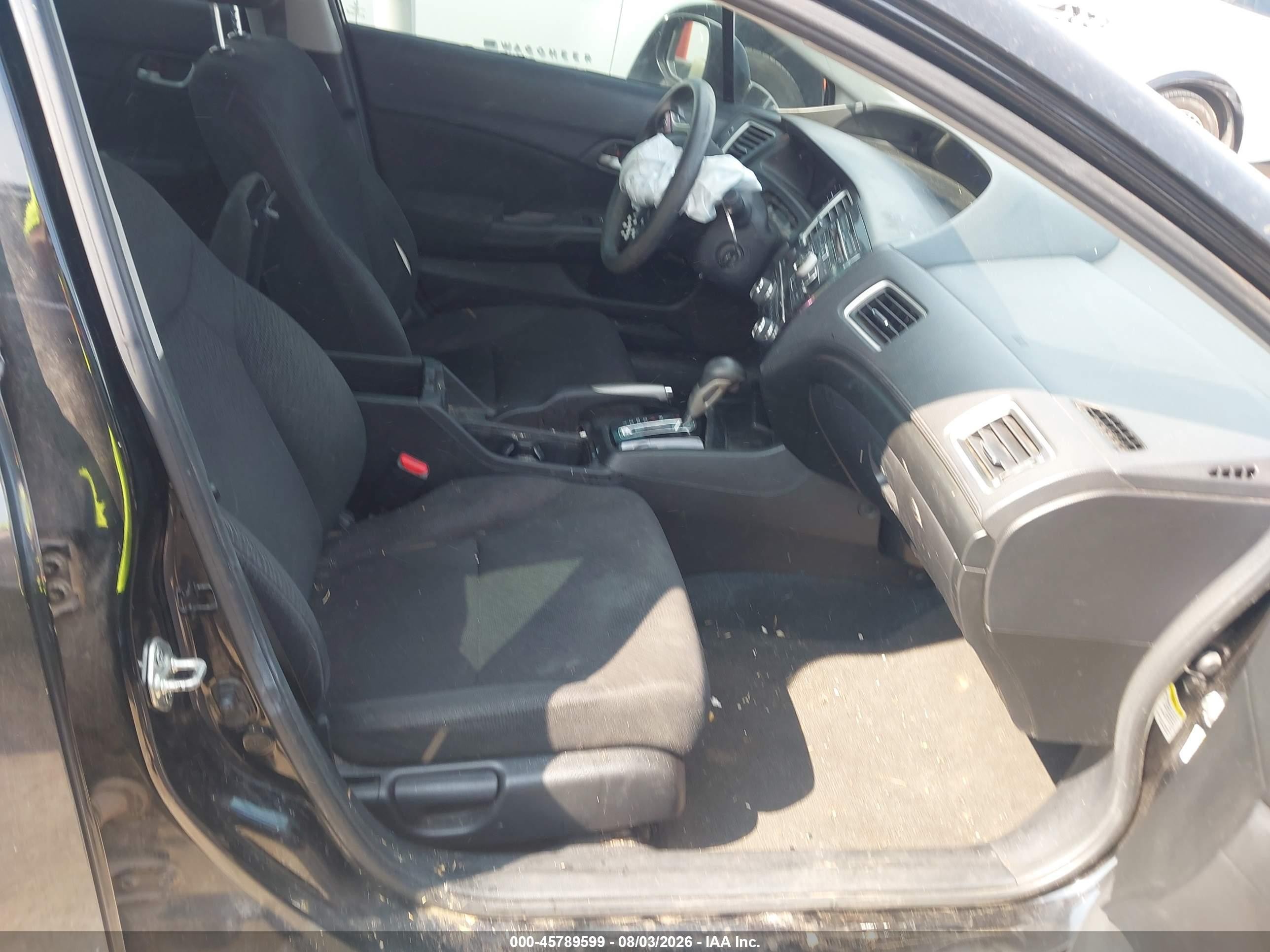 2013 Honda Civic Lx Black vin: 2HGFB2F50DH556752