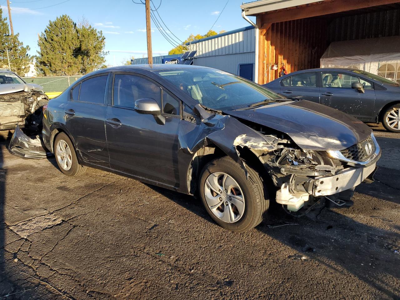 2013 Honda Civic Exl Серый vin: 2HGFB2F50DH558162