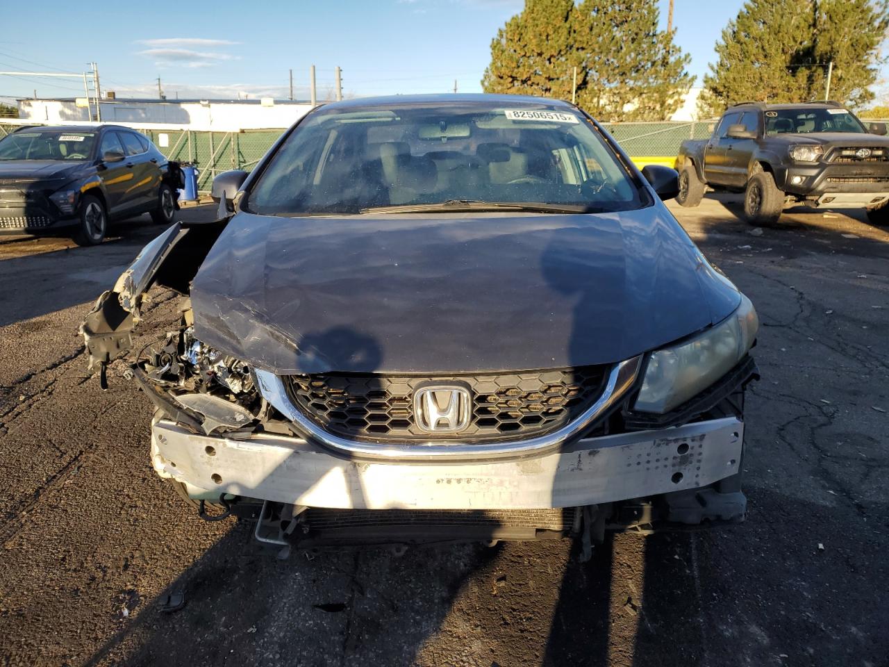 2013 Honda Civic Exl Серый vin: 2HGFB2F50DH558162