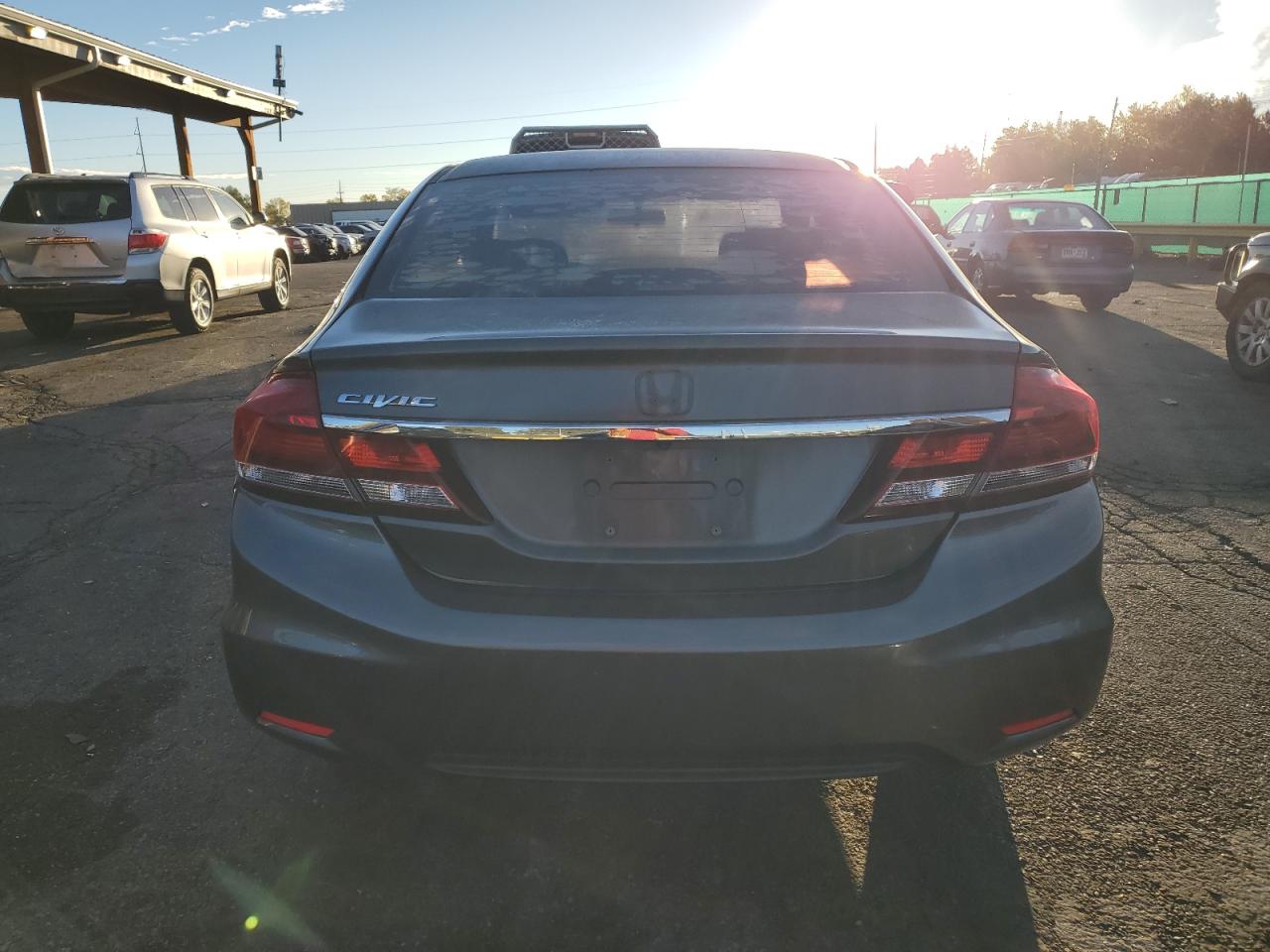 2013 Honda Civic Exl Серый vin: 2HGFB2F50DH558162