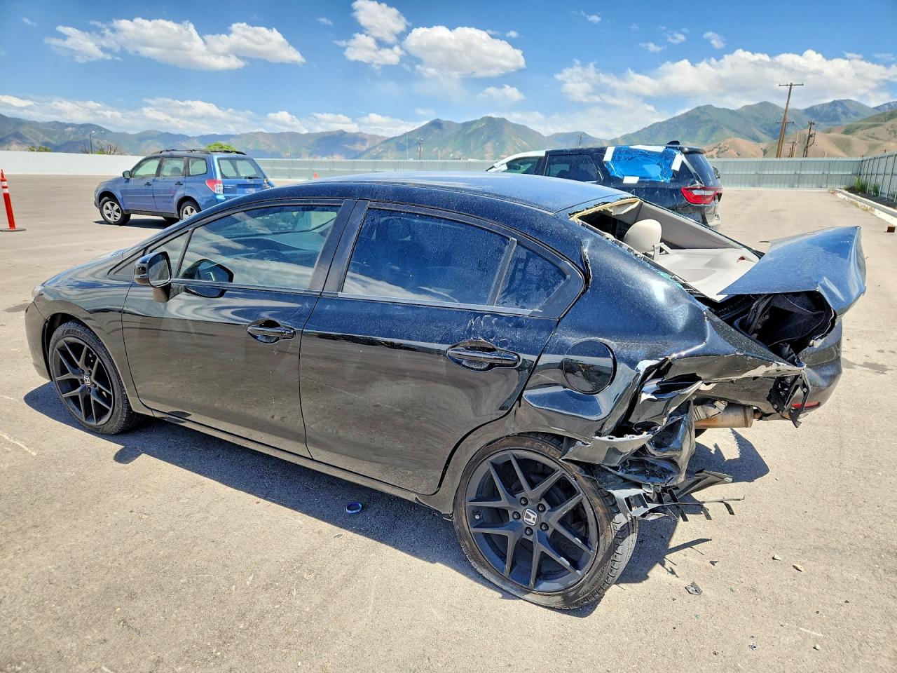 2013 Honda Civic Lx Black vin: 2HGFB2F50DH564429