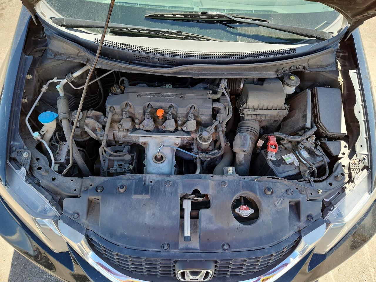 2013 Honda Civic Lx Black vin: 2HGFB2F50DH564429