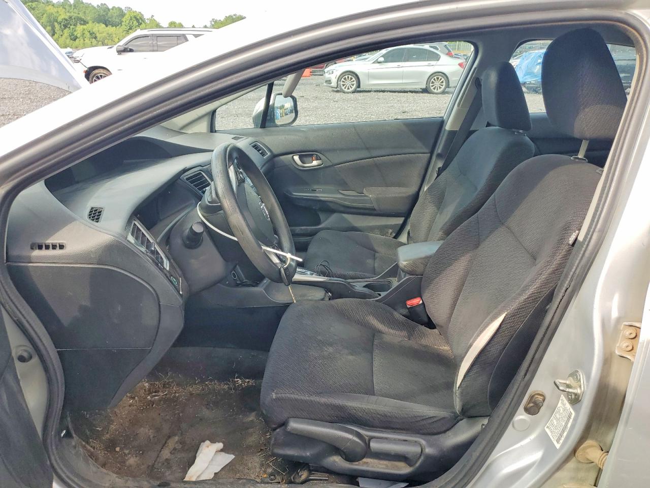 2013 Honda Civic Lx Серебряный vin: 2HGFB2F50DH570733