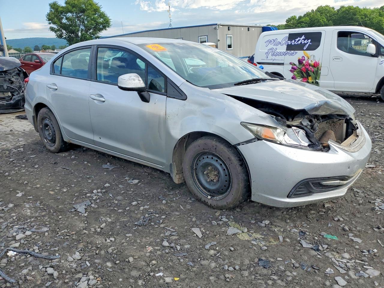 2013 Honda Civic Lx Серебряный vin: 2HGFB2F50DH570733