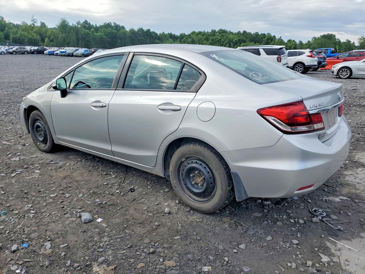 2013 Honda Civic Lx Серебряный vin: 2HGFB2F50DH570733