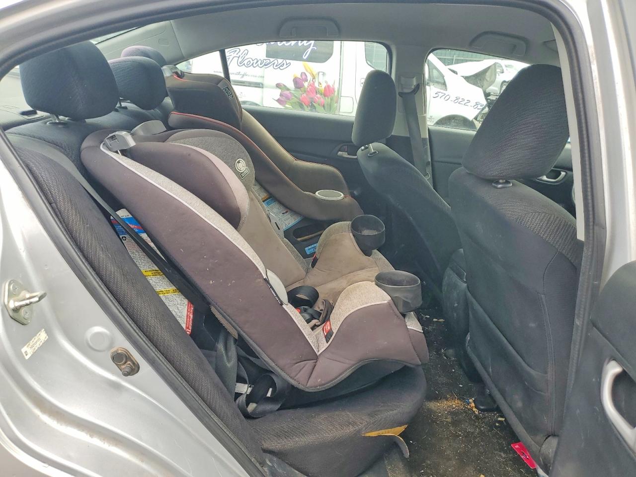 2013 Honda Civic Lx Серебряный vin: 2HGFB2F50DH570733