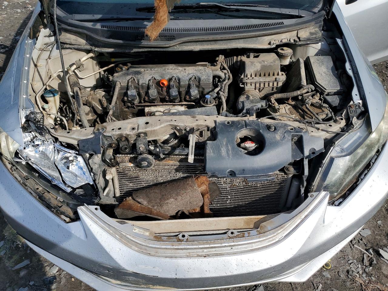 2013 Honda Civic Lx Серебряный vin: 2HGFB2F50DH570733