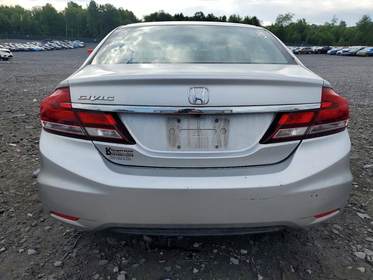 2013 Honda Civic Lx Серебряный vin: 2HGFB2F50DH570733