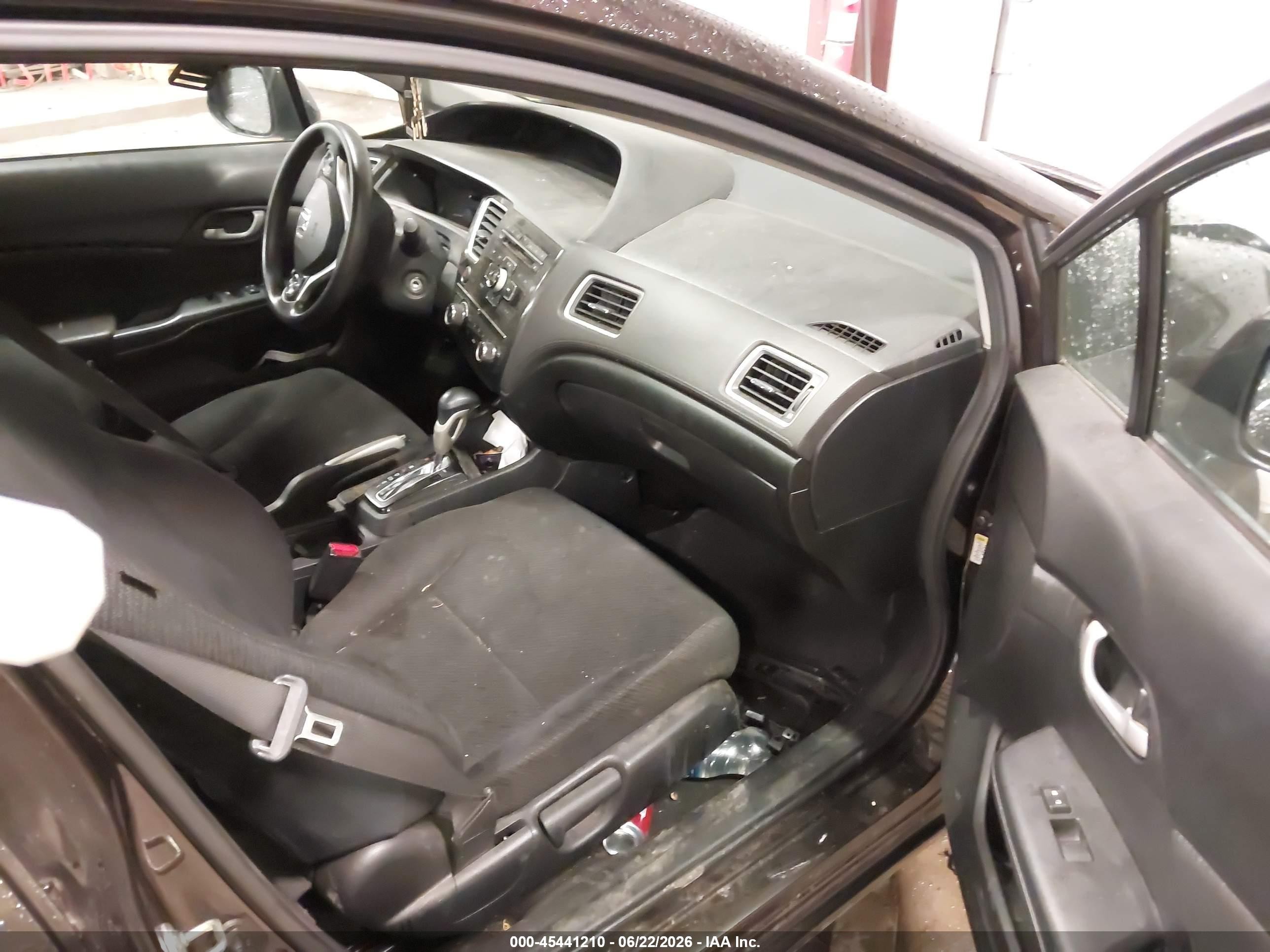 2013 Honda Civic Lx Brown vin: 2HGFB2F50DH577861