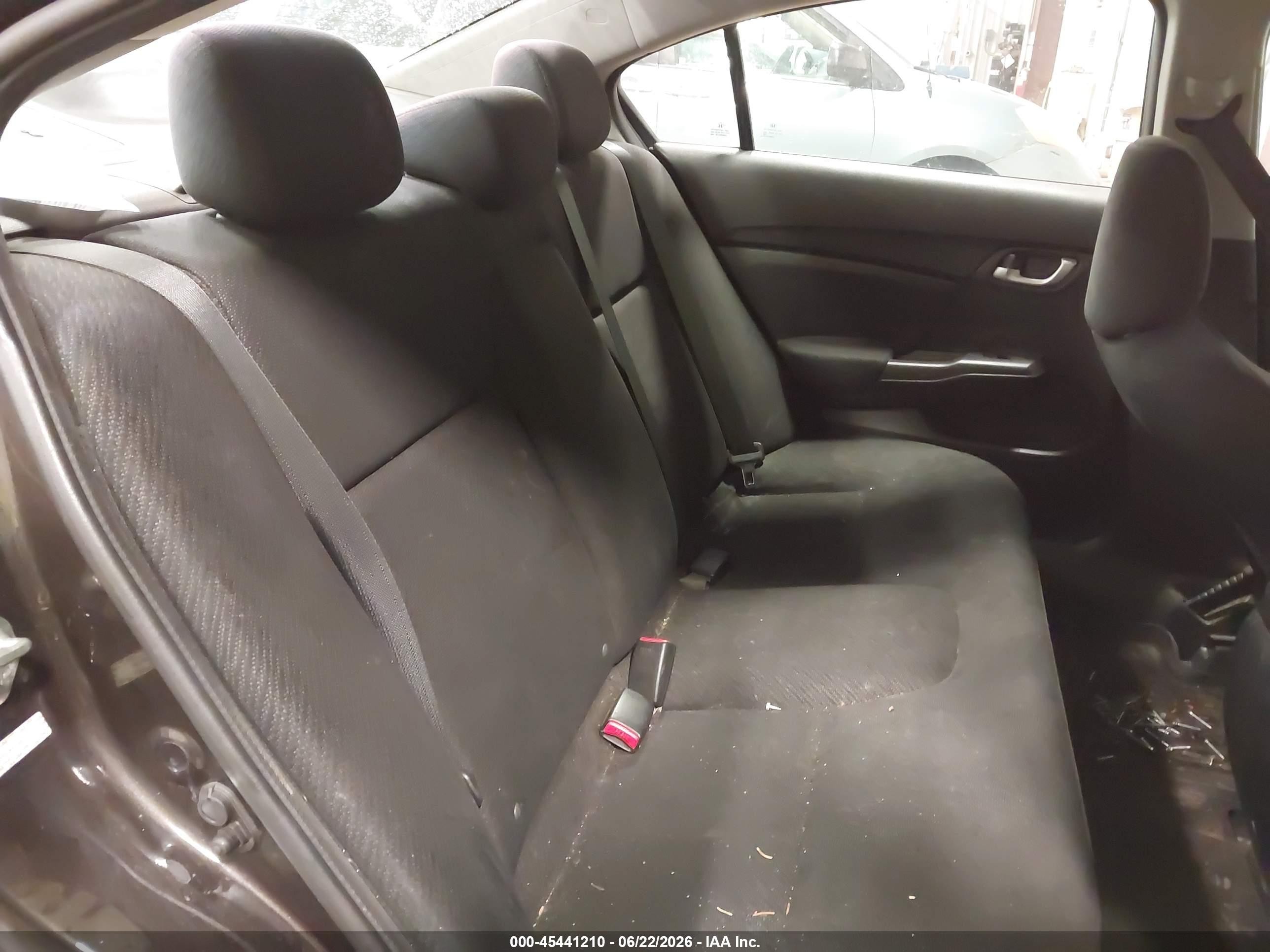 2013 Honda Civic Lx Brown vin: 2HGFB2F50DH577861