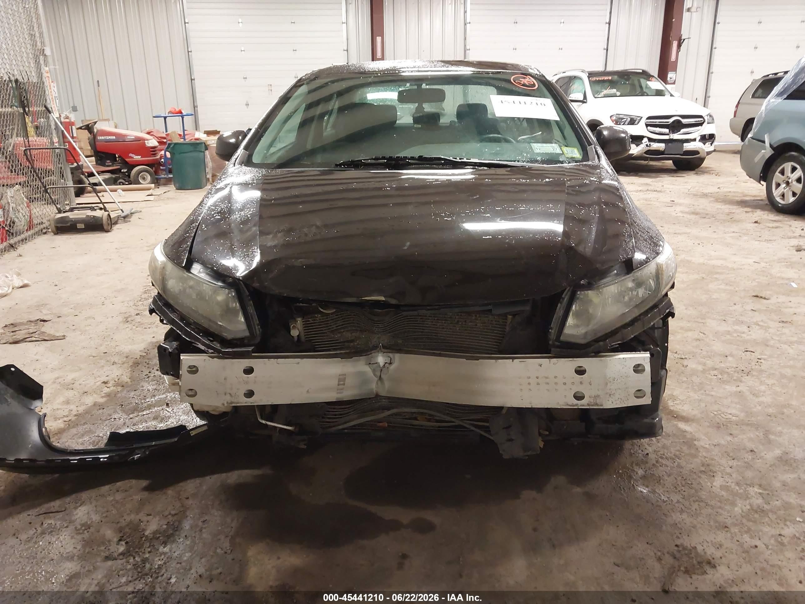 2013 Honda Civic Lx Brown vin: 2HGFB2F50DH577861
