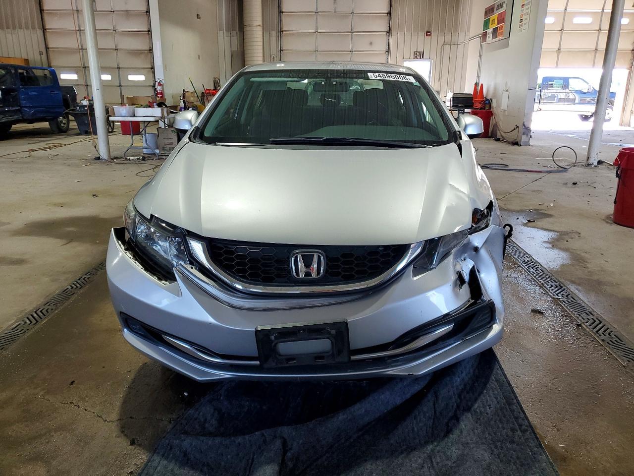 2013 Honda Civic Lx Silver vin: 2HGFB2F50DH581070