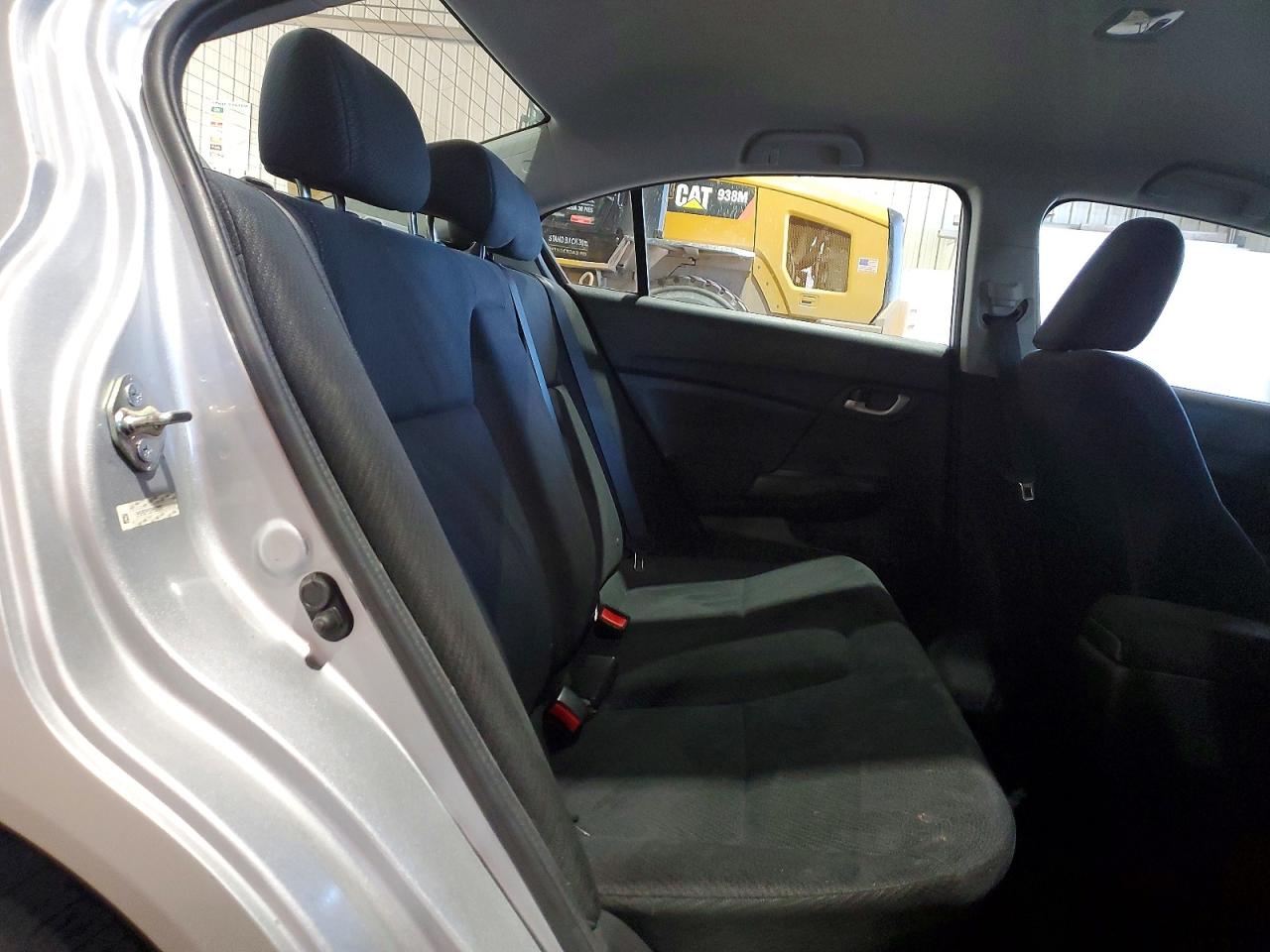 2013 Honda Civic Lx Silver vin: 2HGFB2F50DH581070