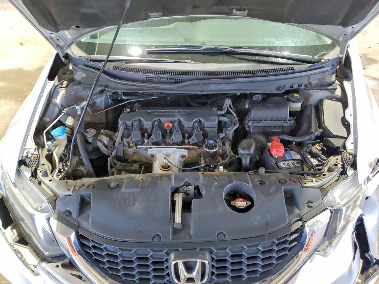 2013 Honda Civic Lx Silver vin: 2HGFB2F50DH581070