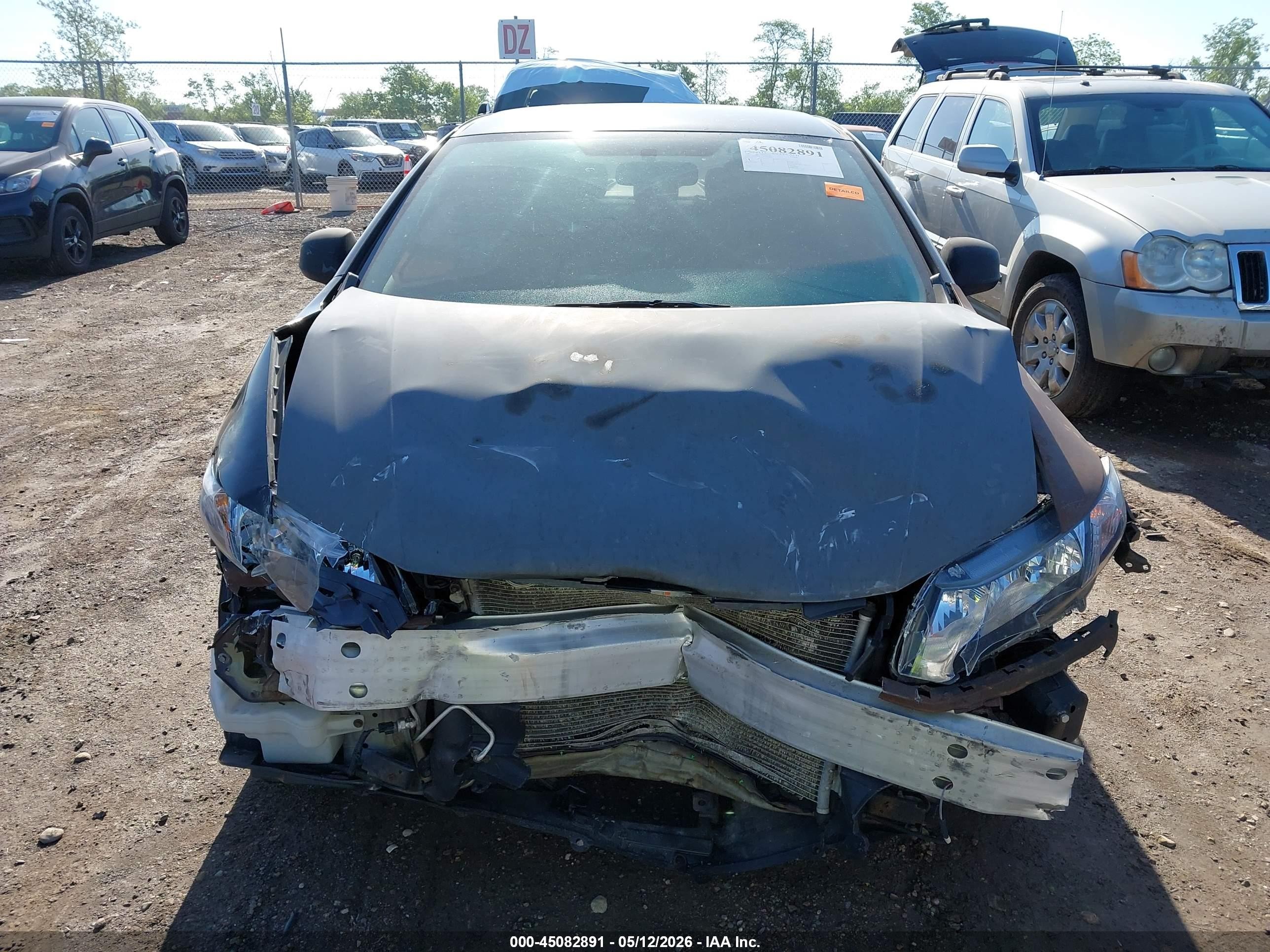 2013 Honda Civic Lx Black vin: 2HGFB2F50DH582820