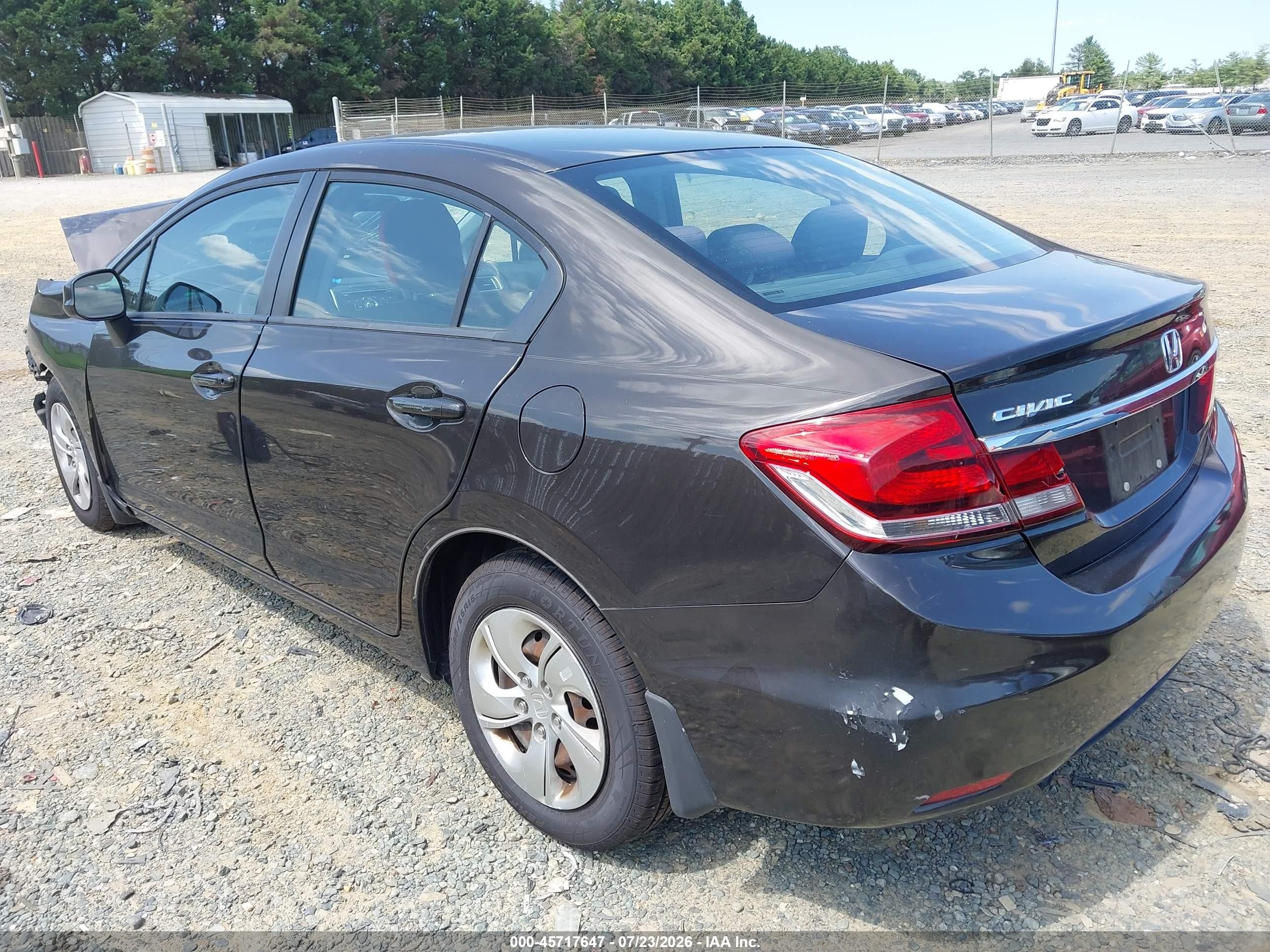 2013 Honda Civic Lx Brown vin: 2HGFB2F50DH583949