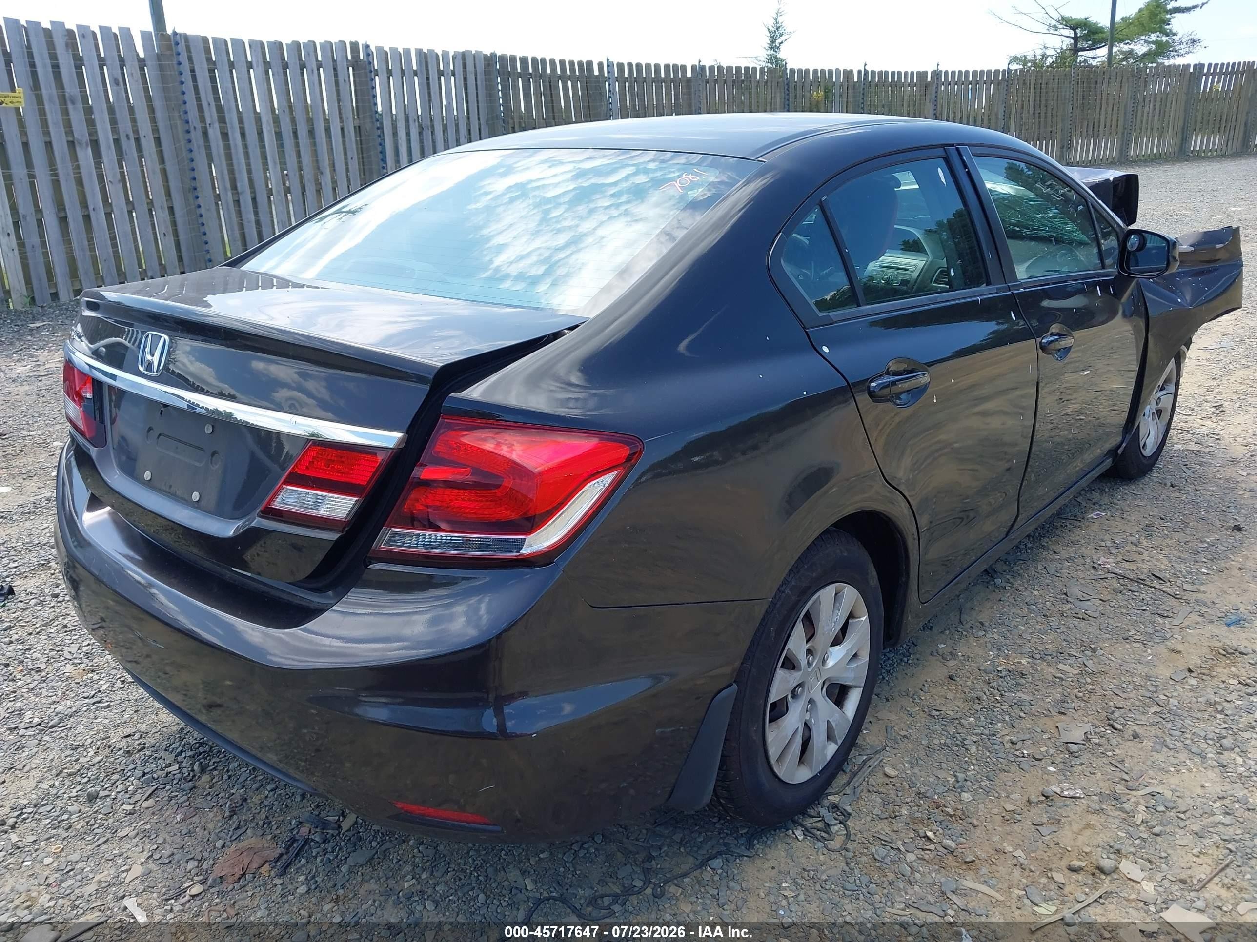 2013 Honda Civic Lx Brown vin: 2HGFB2F50DH583949