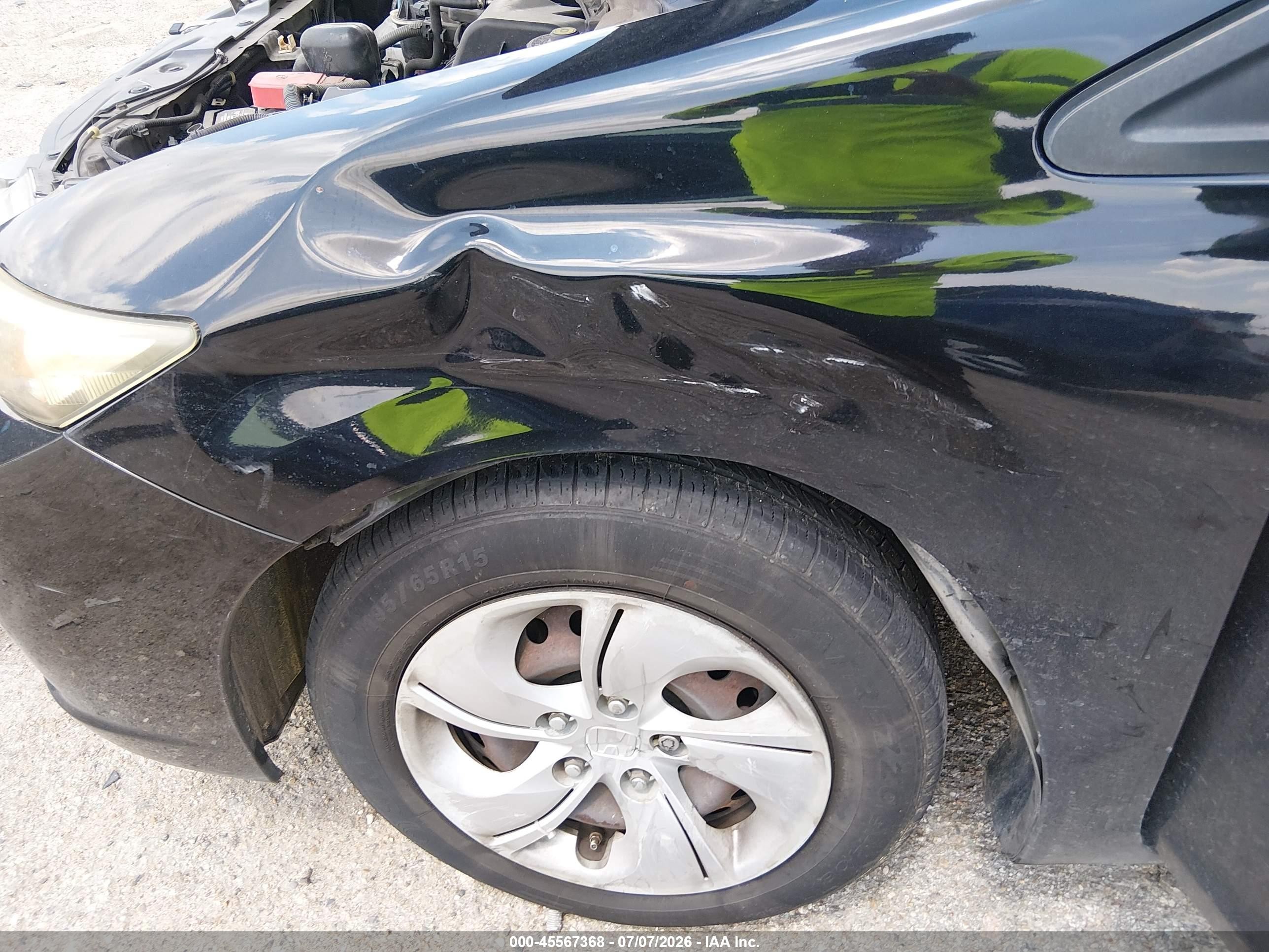 2013 Honda Civic Lx Black vin: 2HGFB2F50DH584325