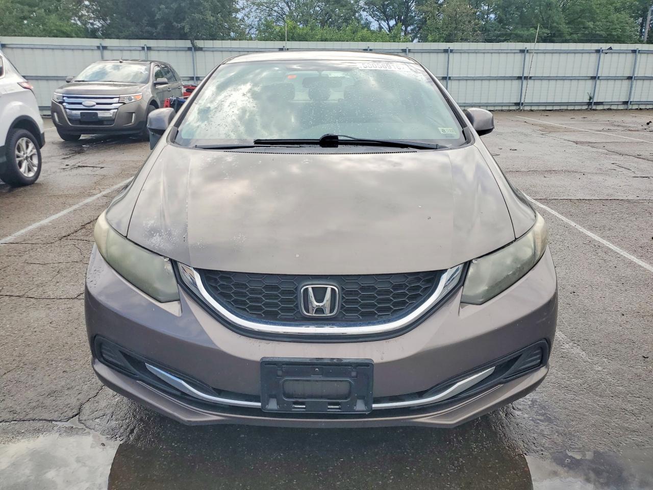 2013 Honda Civic Lx Brown vin: 2HGFB2F50DH584759
