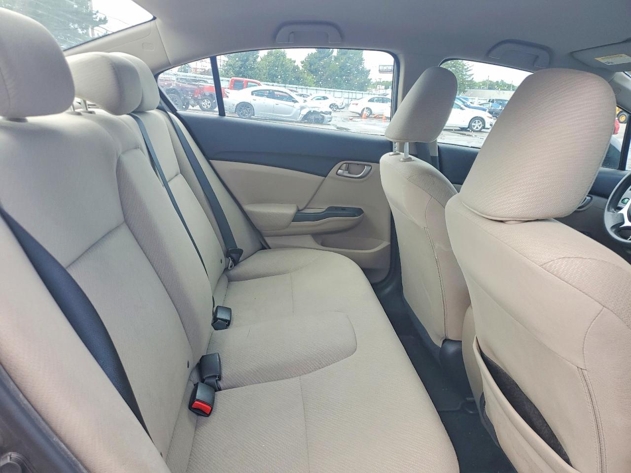 2013 Honda Civic Lx Brown vin: 2HGFB2F50DH584759