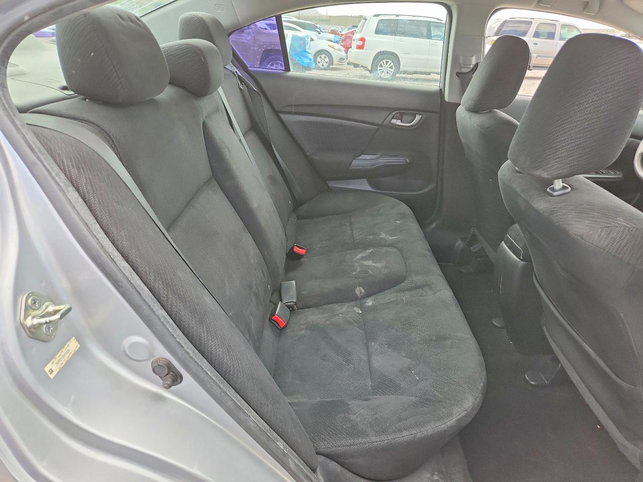 2013 Honda Civic Lx Gray vin: 2HGFB2F50DH590285