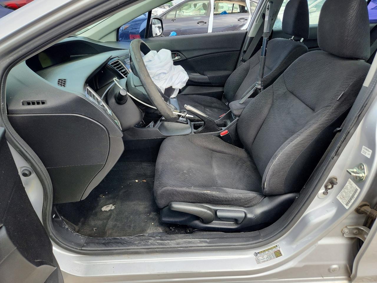 2013 Honda Civic Lx Gray vin: 2HGFB2F50DH590285
