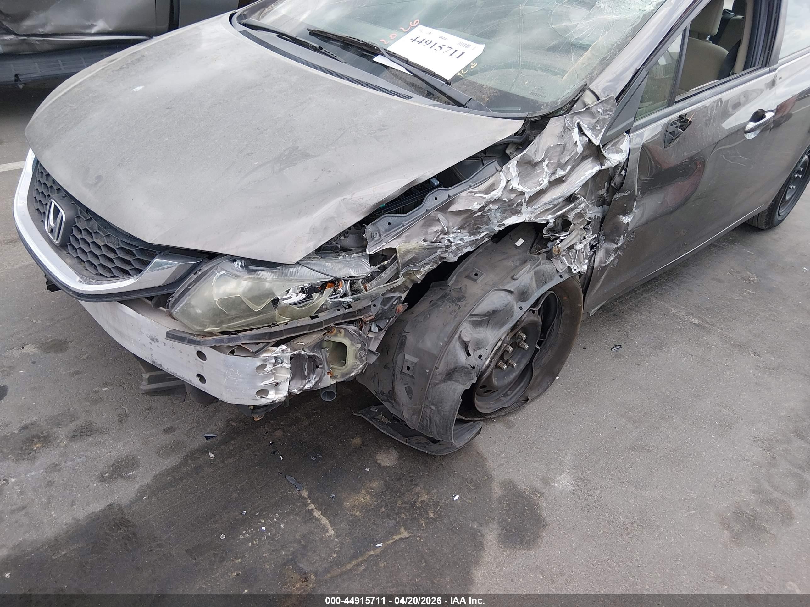 2013 Honda Civic Lx Gray vin: 2HGFB2F50DH591615