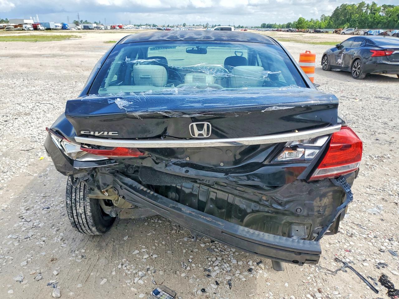 2013 Honda Civic Lx Black vin: 2HGFB2F50DH592456