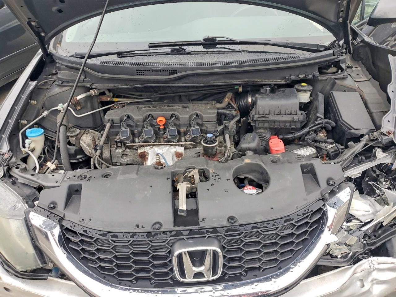 2013 Honda Civic Lx Gray vin: 2HGFB2F50DH593901